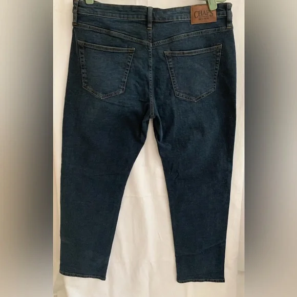 Chaps Mens Jeans Slim Straight Fit Size 34x32 - Picture 3 of 6